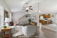 Great Room Virtually Staged - Ready for your vision