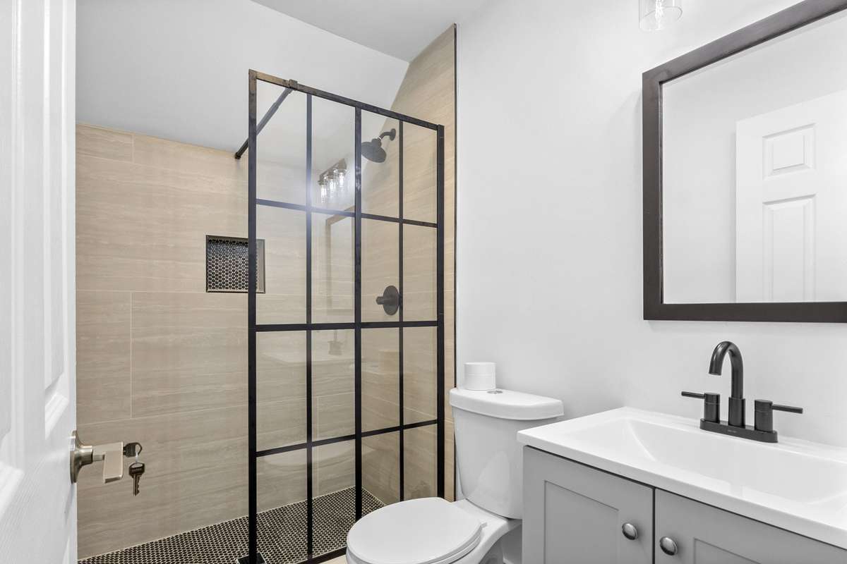 Secondary bathroom