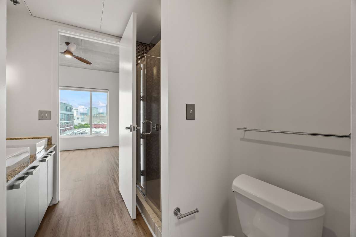 Primary Bedroom Bathroom, view 1.