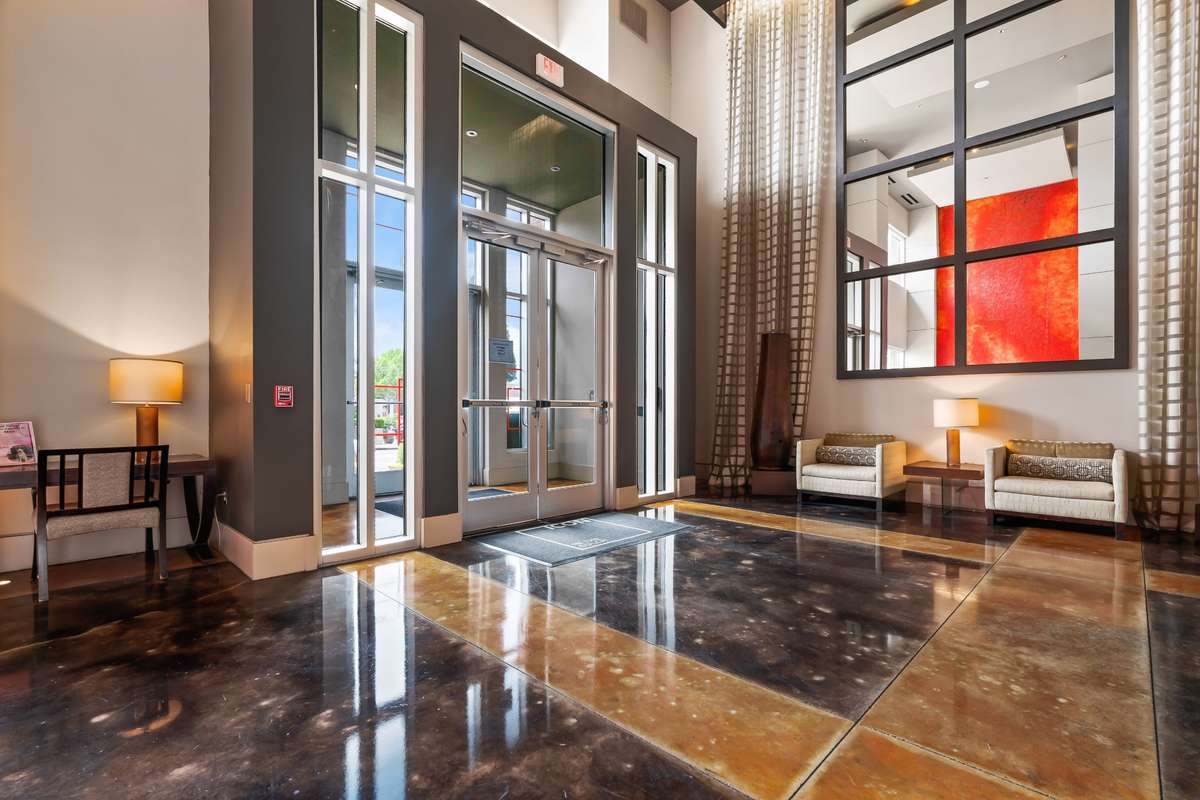 The Icon has multiple elevators so there are no long waits while serving 450 units. The freight elevator is large and helps with deliveries and moving in/out of the building.