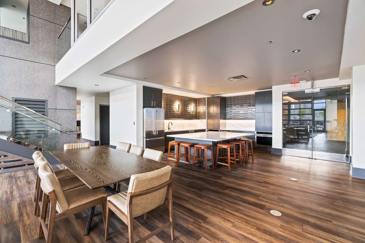 You will find several residents who gather in the Ultra Lounge to work remotely or hold business meetings.