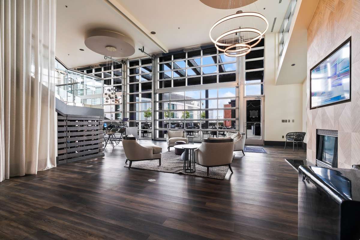 The Ultra Lounge has various gathering spaces. It may be rented for special occasions.