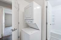 In unit washer/dryer