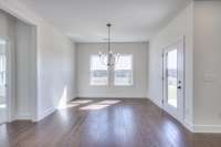 Photo of Model home, actual home's selection may vary