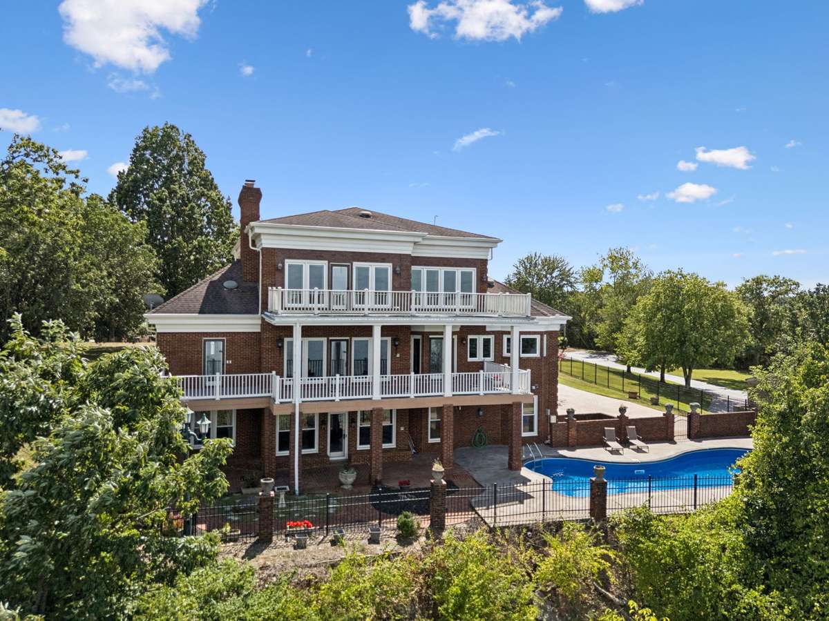 Four covered porches, two in the front and two in the back.