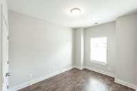 The main level has 2 bedrooms and 2 full bathrooms.