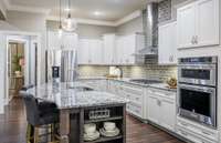 Professionally staged model home