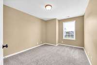 Bedroom 2 is also located upstairs.