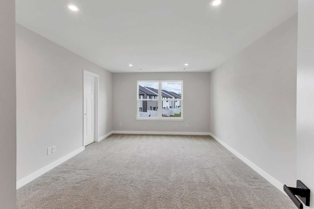 Primary bedroom is upstairs and SPACIOUS!