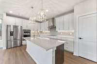 Stunning Bright Kitchen!
Photo is of actual Home.