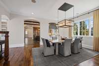 Sophisticated and inviting—the perfect space for memorable meals.