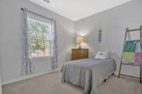 Private Second Bedroom in Front of Home with Full Bath