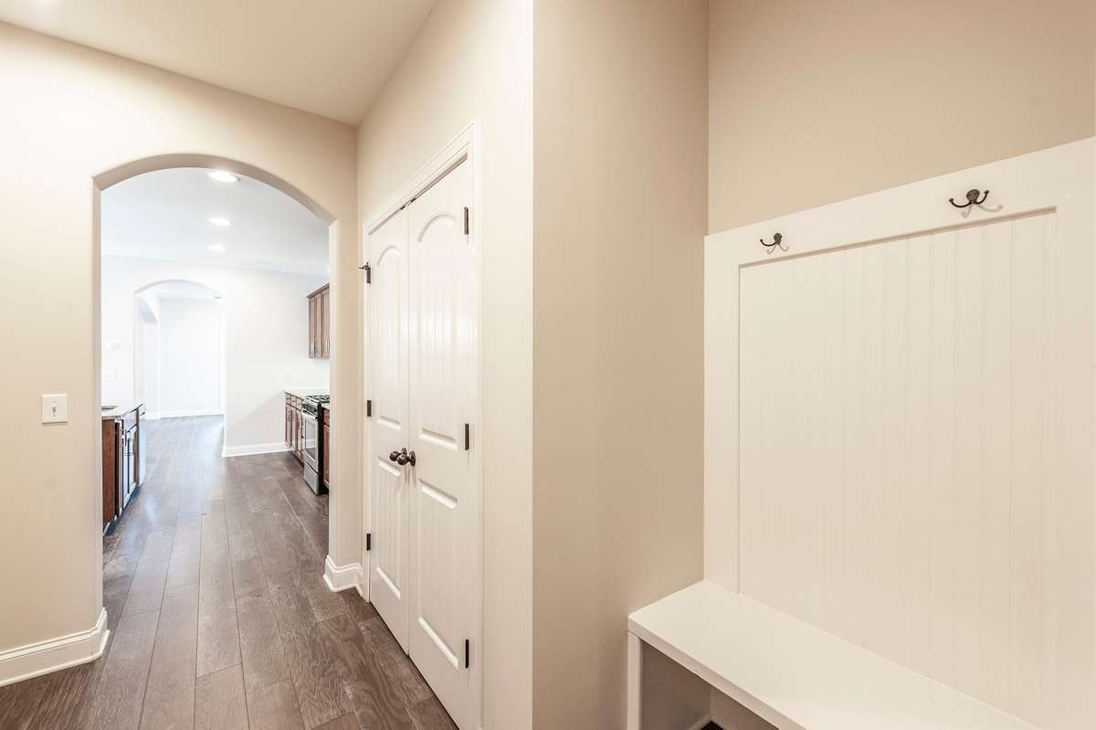 Boot bench with storage.  Extra large Pantry