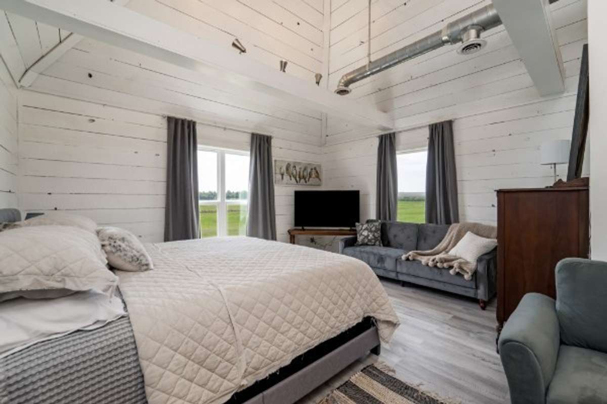 Bungalow #2 Interior space and also has full bath, living and kitchenette