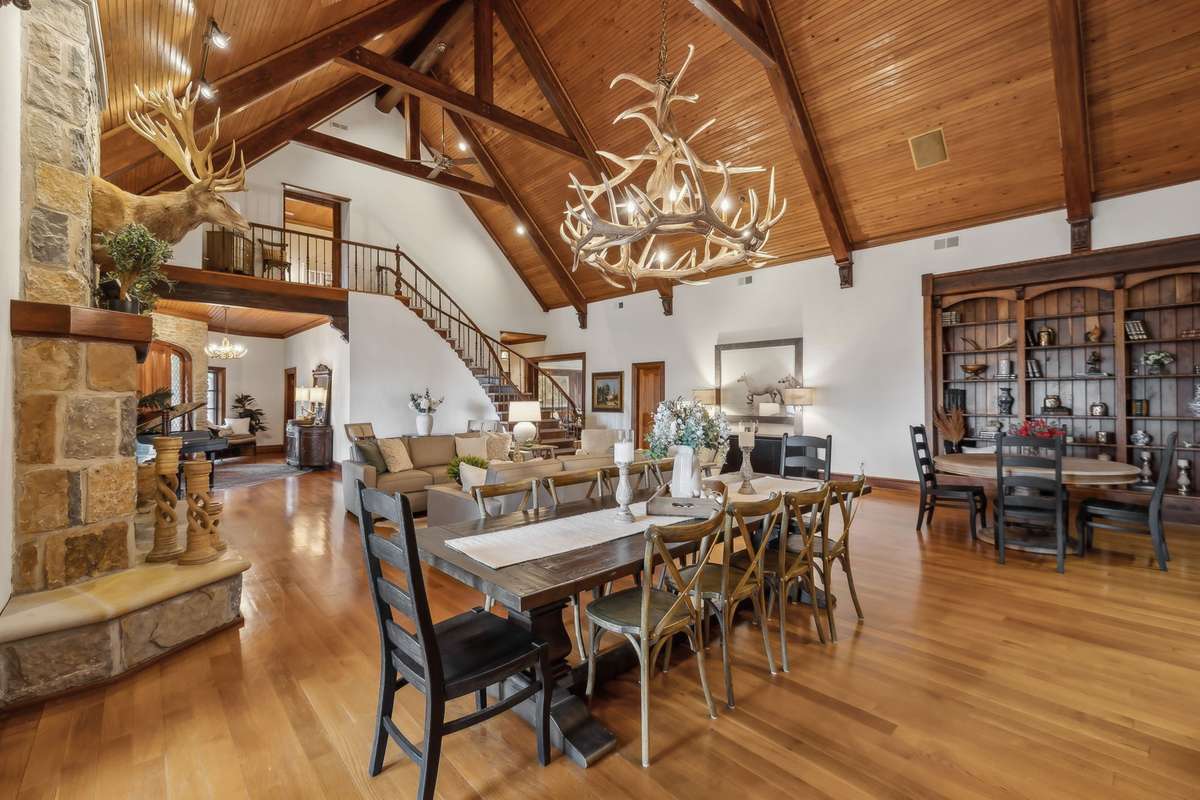 Main living/dining area with plenty of space for everyone