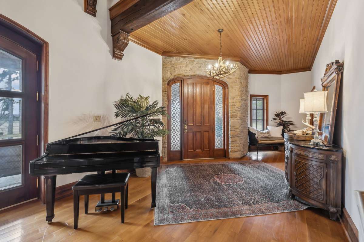 Foyer on the main level front door