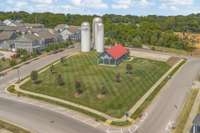 Common area-the Landmark Carothers Farms Silos and party barn pavilion. Host your showers and birthday parties here!