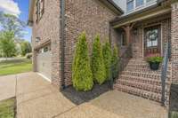 Simple and elegant front walkway and porch
