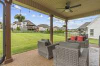 Fantastic covered patio