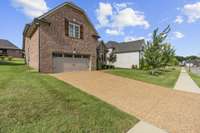 Aggregate driveway