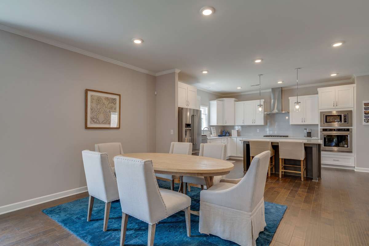 Open dining area 
*previously built home, actual selections and finishes may vary