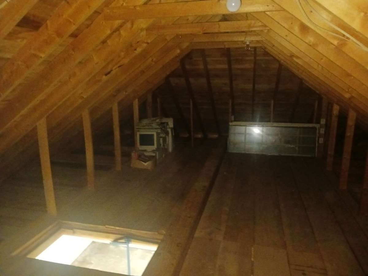 Above garage has lots of storage
