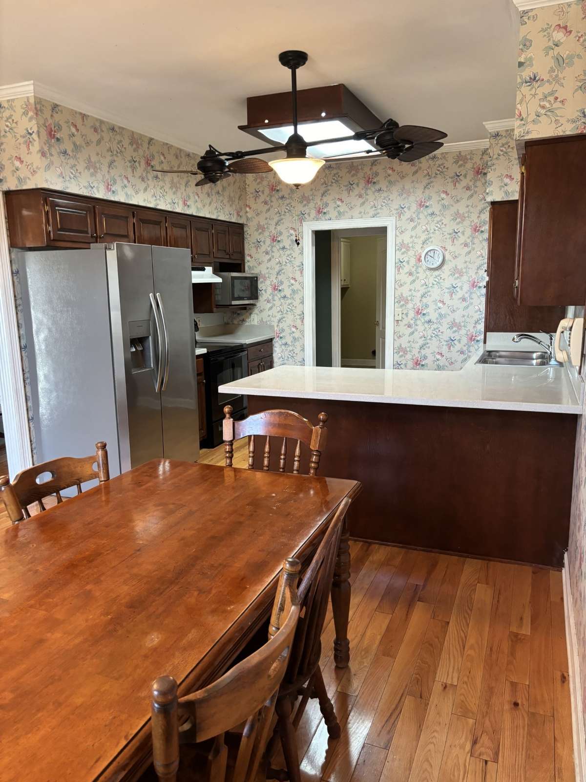 Eat in your kitchen for family meals.