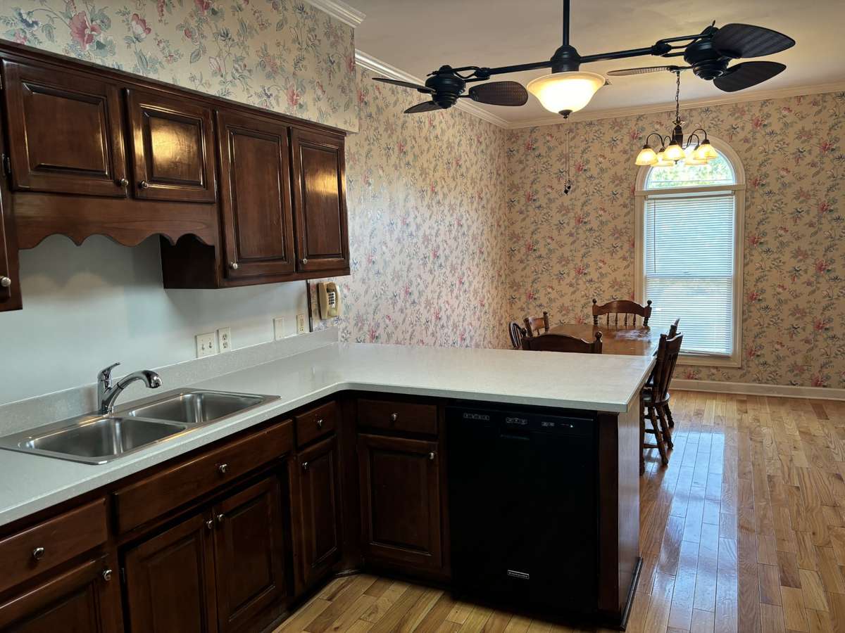Your kitchen has plenty of space for entertaining family and friends.