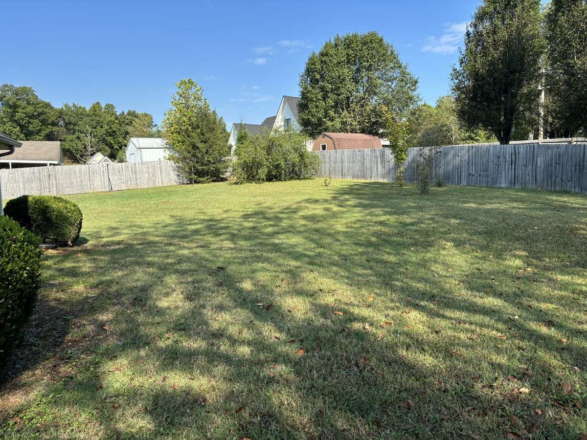 Your backyard is ready for outdoor games.
