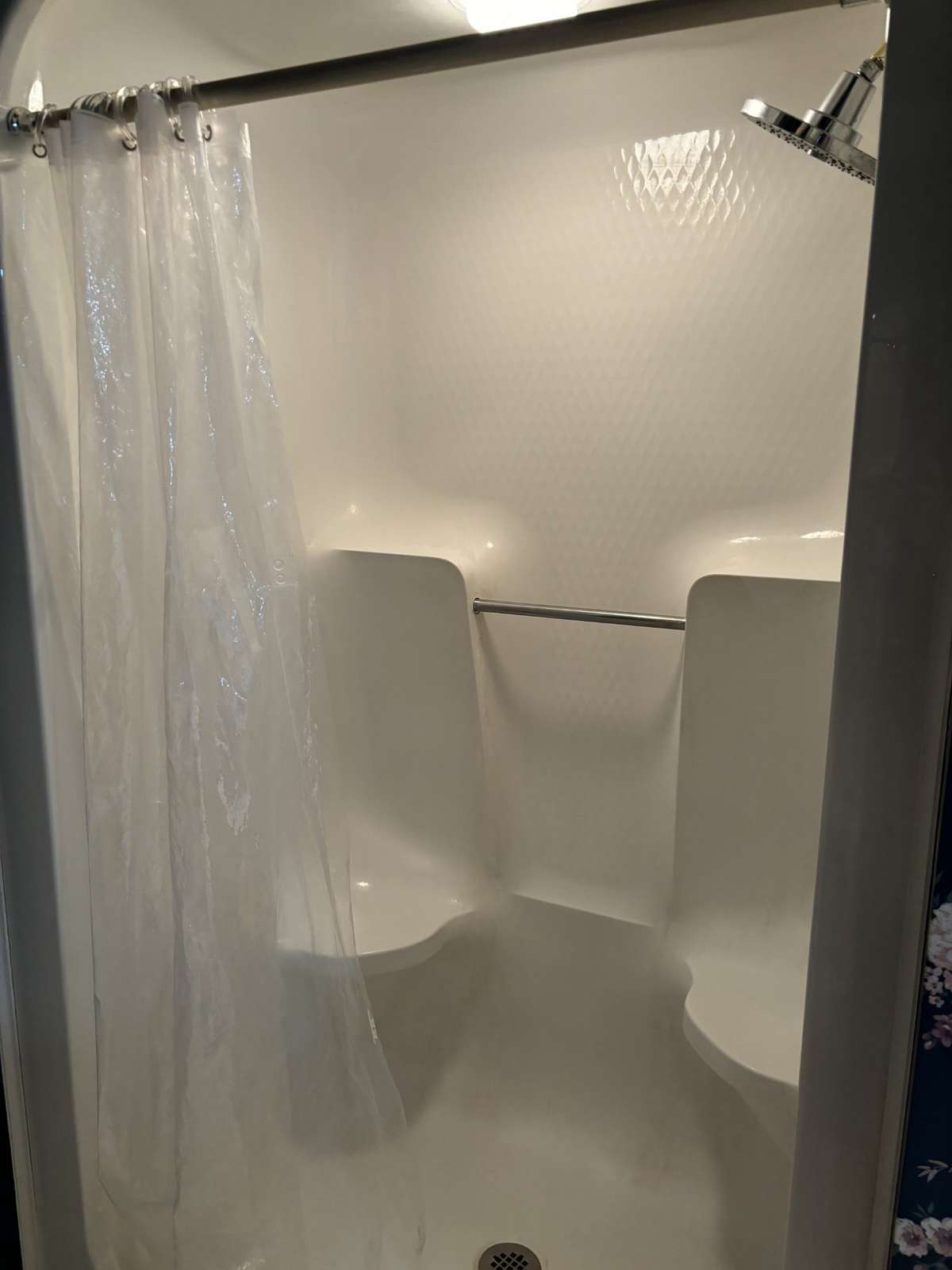 Your primary bath also has a shower/tub combo.