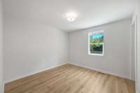 The home has three bedrooms.