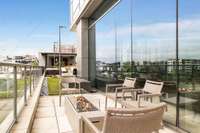 A New fire pit off the clubroom area perfect for those crisp fall nights