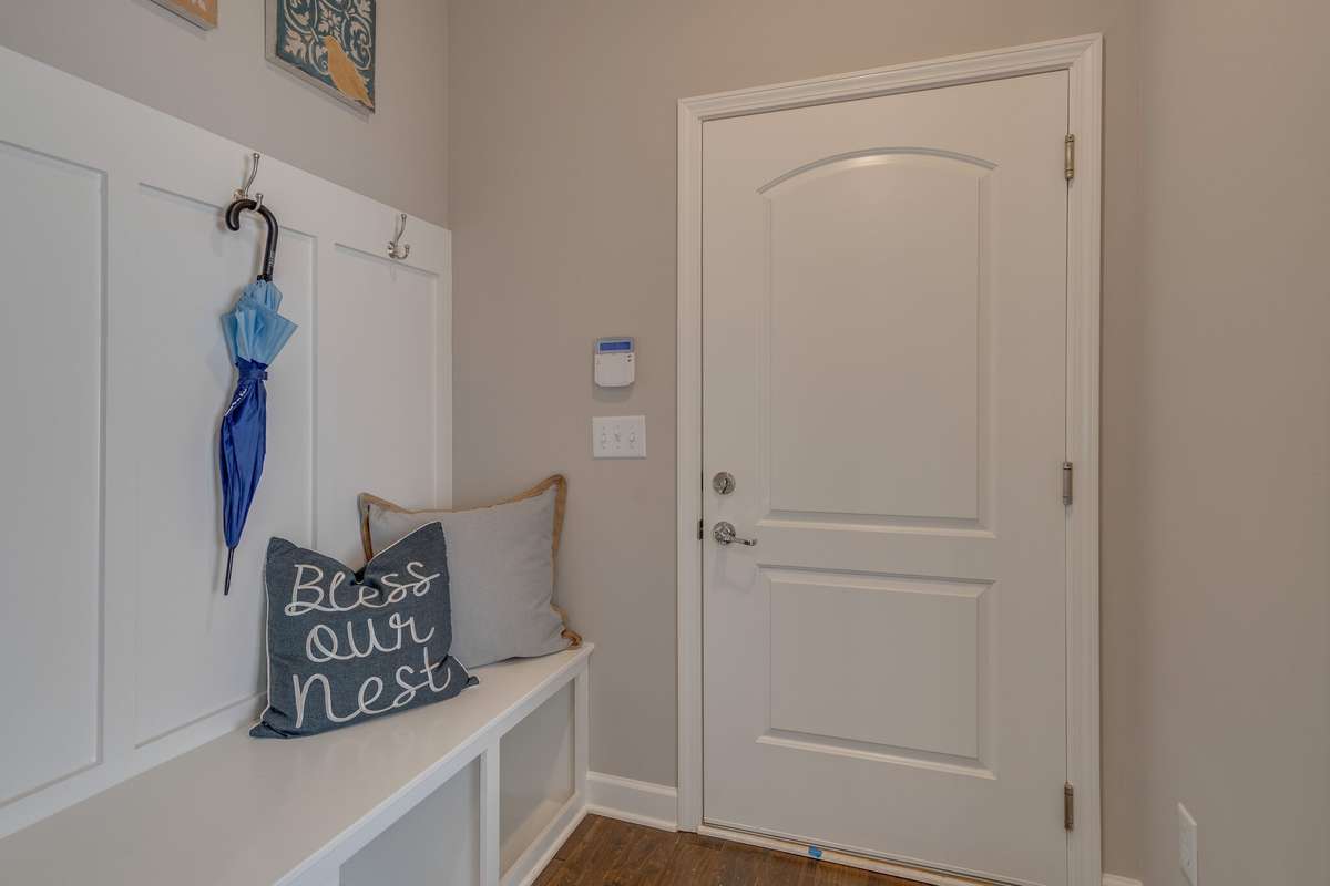 Drop zone off of your garage entry
*previously built home, actual selections and finishes may vary