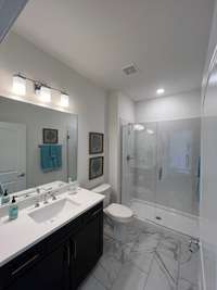 2nd Full bath on the main level
*previously built home, actual selections and finishes may vary