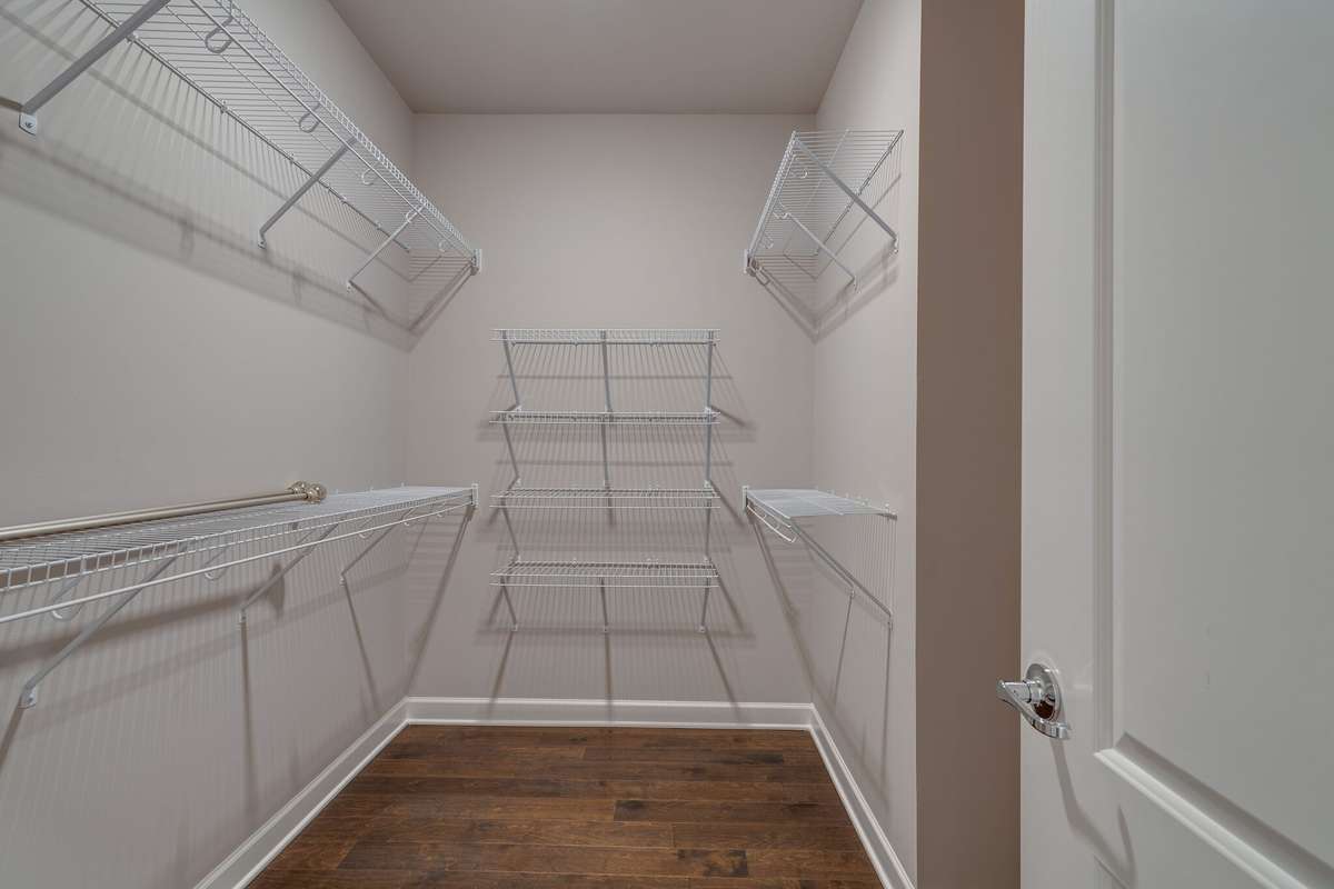 Large closets
*previously built home, actual selections and finishes may vary
