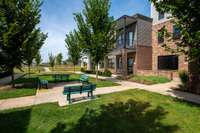 Home is just around the corner from the Harvest Point Shoppes.