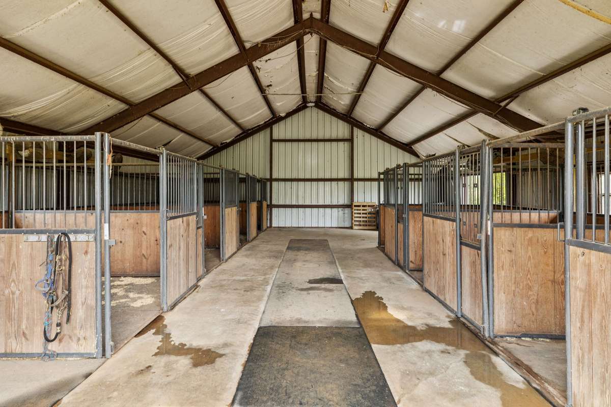 Interior of Morton Barn