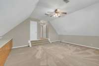 The bonus room could be used as a 5th bedroom as it has a functioning closet.  There are tons of possibilities for this room.