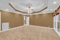 Newer master bedroom was added on and not part of the original home.