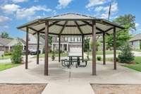 Picnic pavillion with public grill