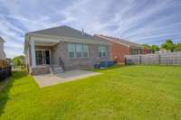 Great size yard for kids or dogs