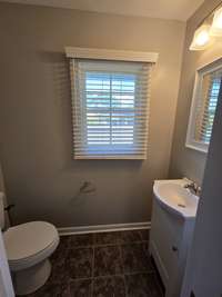 1/2 Bath off laundry room