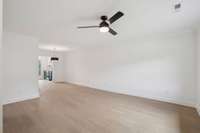 Luxury vinyl plank flooring runs throughout the entire home...NO CARPET here!