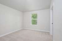 Bedroom #2 with SOARING Vaulted Ceilings