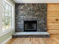 Wood burning fire place