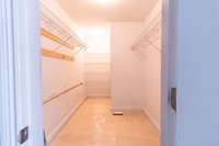 1 out of 2 of the master bedroom closets