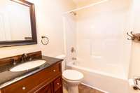 extra bathroom upstairs located next to bedroom #2