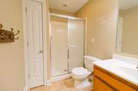 full bath in finished basement