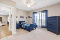 Bedroom #3 - Virtually staged to show furniture placement options