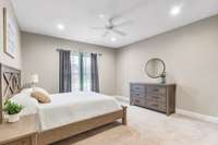 Bedroom #2 - Virtually staged to show furniture placement options